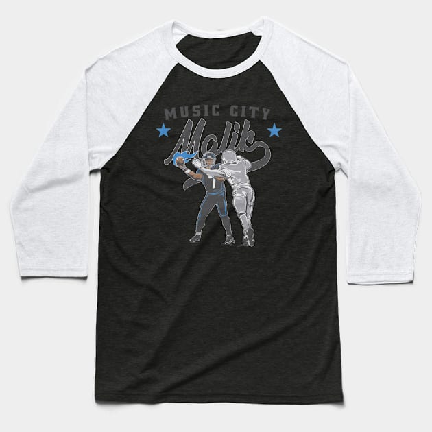 Malik Willis Music City Baseball T-Shirt by Chunta_Design